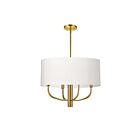 Dainolite ELN-224C-AGB-790 Eleanor 4-Lights 240W White LED Pendant