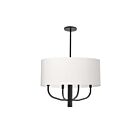 Dainolite ELN-224C-MB-790 Eleanor 4-Lights 240W White LED Pendant
