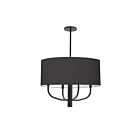 Dainolite ELN-224C-MB-797 Eleanor 4-Lights 240W Black LED Pendant