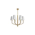 Dainolite ELN-286C-AGB-790 Eleanor 6-Lights 360W White LED Pendant