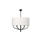Dainolite ELN-306C-MB-790 Eleanord 1-Light 360W White LED Pendant
