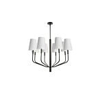Dainolite ELN-368C-MB-790 Eleanor 8-Lights 480W White LED Pendant