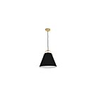 Dainolite EMP-111P-797-AGB Emperor 1-Light 60W Aged Brass Cord Pendant