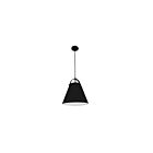 Dainolite EMP-111P-797-MB Emperor 1-Light 60W Matte Black Cord Pendant