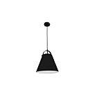 Dainolite EMP-111P-797-MB Emperor 1-Light 60W Matte Black Cord Pendant