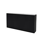 Dainolite EMY-105OD-20W-MB 2-Lights 24W Matte Black LED Outdoor Wall Light