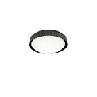 Dainolite FBN-1330LEDFH-MB Fabiana 1-Light 30W Matte Black LED Flush Mount CCT Selectable