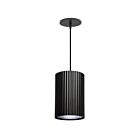 Dainolite FBN-515LEDP-MB Fabiana 1-Light 15W Matte Black LED Pendant