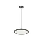 Dainolite FCA-1225LEDP-MB Franchesa 1-Light 25W Matte Black LED Pendant