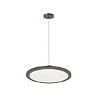 Dainolite FCA-1630LEDP-MB Franchesa 1-Light 30W Matte Black LED Pendant