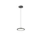 Dainolite FCA-714LEDP-MB Franchesa 1-Light 14W Matte Black LED Pendant