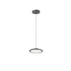 Dainolite FCA-714LEDP-MB Franchesa 1-Light 14W Matte Black LED Pendant