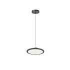 Dainolite FCA-920LEDP-MB Franchesa 1-Light 20W Matte Black LED Pendant
