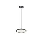 Dainolite FCA-920LEDP-MB Franchesa 1-Light 20W Matte Black LED Pendant