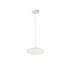 Dainolite FCA-920LEDP-MW Franchesa 1-Light 20W Matte White LED Pendant