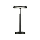 Dainolite FCE-1510LEDT-SB Francine 1-Light 10W Sandy Black LED Table Lamp 