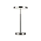 Dainolite FCE-1510LEDT-SN Francine 1-Light 10W Satin Nickel LED Table Lamp