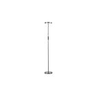 Dainolite FCE-5430LEDF-SN Francine 30W Satin Nickel LED Floor Lamp