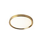 Dainolite FID-1630LEDFH-AGB White 1-Light 30W Frida LED Flush Mount