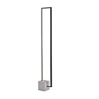 Dainolite FLN-LEDF55-MB 1-Light 34W Black LED Floor Lamp