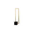 Dainolite FLN-LEDT25-AGB-MB 1-Light 21.6W Aged Brass LED Table Lamp