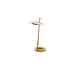 Dainolite FLY-2211LEDT-AGB Finley 11W Aged Brass LED Floor Lamp
