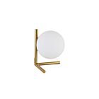 Dainolite FOL-101T-AGB Folgar 1-Light 60W Aged Brass LED Table Lamp