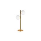 Dainolite FOL-222T-AGB Folgar 2-Lights 80W Aged Brass LED Table Lamp 