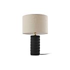 Dainolite FTY-181T-MB-BG Felicity 1-Light 100W Beige Table Lamp