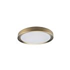 Dainolite FYN-1224LEDFH-AGB Flynn 24W Aged Brass LED Flush Mount