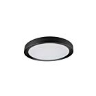 Dainolite FYN-1224LEDFH-SB Flynn 24W Black LED Flush Mount