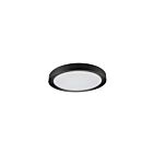 Dainolite FYN-1224LEDFH-SB Flynn 24W Black LED Flush Mount