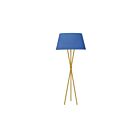 Dainolite Gabriela GAB-601F-AGB-202 1-Light Aged Brass 150W LED Floor Lamp