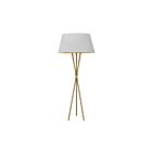 Dainolite GAB-601F-AGB-692 1-Light 100W Aged Brass Incandescent Floor Lamp