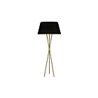 Dainolite GAB-601F-AGB-698 1-Light 100W Aged Brass Incandescent Floor Lamp