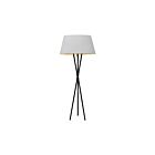Dainolite GAB-601F-MB-692 1-Light 100W Matte Black Incandescent Floor Lamp
