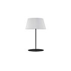 Dainolite GTC-R281T-MB-WH Gretchen 1-Light Matte Black 60W LED Table Lamp