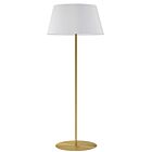 Dainolite GTC-R631F-AGB-WH Gretchen 100W Aged Brass LED Floor Lamp