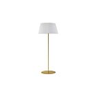 Dainolite GTC-R631F-AGB-WH Gretchen 100W Aged Brass LED Floor Lamp