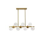 Dainolite GVA-3110HP-AGB Giovanna 10-Lights 250W Alabaster LED Pendant
