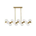Dainolite GVA-4013HP-AGB Giovanna 13-Lights 325W Alabaster LED Pendant