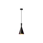 Dainolite HKI-81P-BK Helsinki 1-Light 60W Matte Black LED Cord Pendant
