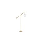Dainolite HOL-661F-AGB Holly 1-Light 60W Aged Brass Floor Lamp
