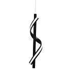 Dainolite JTN-178LEDP-MB Justine 1-Light 8W Matte Black Cord Pendant