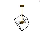 Dainolite KAP-144P-VB-MB Kappa 4-Lights 240W Vintage Bronze LED Rod Pendant