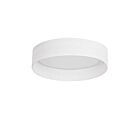Dainolite KTN-1225LEDFH-198F Kathleen 1-Light 25W Eggshell LED Flush Mount CCT Selectable