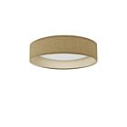 Dainolite KTN-1225LEDFH-NAT Kathleen 1-Light 25W Natural LED Flush Mount CCT Selectable