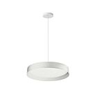 Dainolite KTN-1225LEDP-MW Kathleen 1-Light 25W White LED Flush Mount CCT Selectable