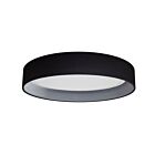 Dainolite KTN-1630LEDFH-797 Kathleen 1-Light 30W Black LED Flush Mount CCT Selectable