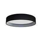 Dainolite KTN-1630LEDFH-797 Kathleen 1-Light 30W Black LED Flush Mount CCT Selectable